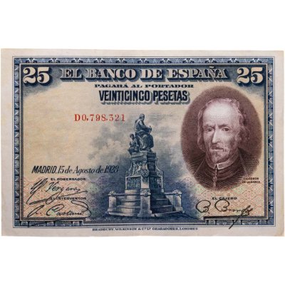 купить Испания 25 песет 1928 (Pick 74.b)