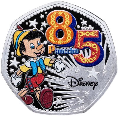 купить Соломоновы Острова 50 центов 2025 «85-я годовщина Пиноккио»