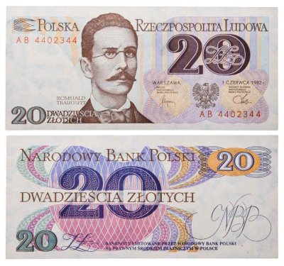 купить Польша 20 злотых 1982