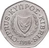 Купить Кипр 50 центов 1998