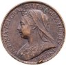 Купить Великобритания 1 фартинг (farthing) 1900