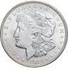 Купить США 1 доллар (dollar) 1921 Morgan Dollar (доллар Моргана) без обозначения монетного двора в слабе Монетник.ру MS62