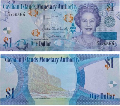 купить Каймановы острова (Кайманы) 1 доллар 2024 "Елизавета 2" P-38h
