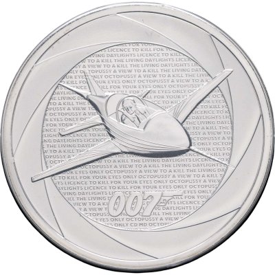 купить Великобритания 5 фунтов 2024 "Джеймс Бонд 007 III фильмы 1980-х", в буклете