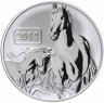 Купить Токелау 5 долларов 2014 "Год лошади" в футляре