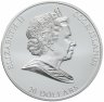 Купить Острова Кука 20 долларов 2008 Unc "Микеланджело. Шедевры мирового искусства: Сотворение Адама" в футляре с сертификатом