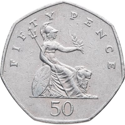 купить Великобритания 50 пенсов (pence) 1997