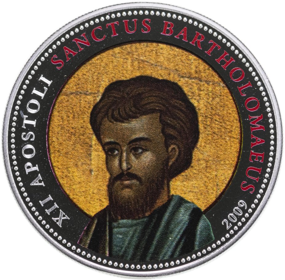 Купить Палау 1 доллар 2009 "Апостол Варфоломей"