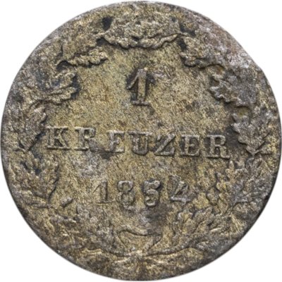 купить Германия, Франкфурт 1 крейцер 1854