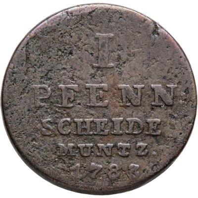 купить Брауншвейг-Люнебург 1 пфенниг (pfenning) 1788