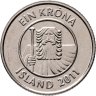Купить Исландия 1 крона 2011