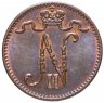 Купить 1 пенни 1912 яркий штемпельный блеск (монета для Финляндии в составе Российской Империи)
