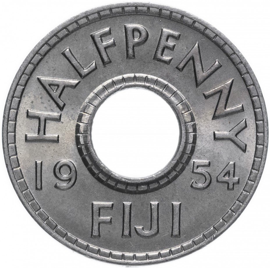 купить Фиджи 1/2 пенни 1954