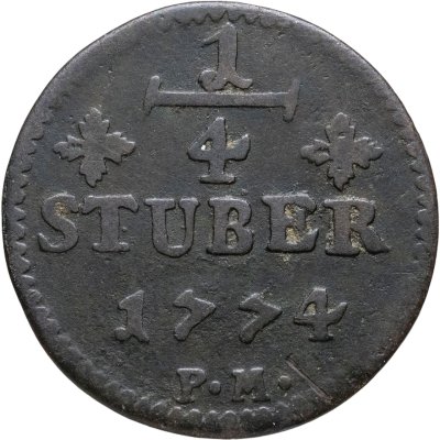 купить Юлих-Берг ¼ штюбера 1774