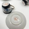 Купить Набор из 3-х кофейных пар "Дракон", Lux Porcelain FAHD M.K., фарфор, бисквит, роспись, золочение, Азия, 1970-1990 гг.