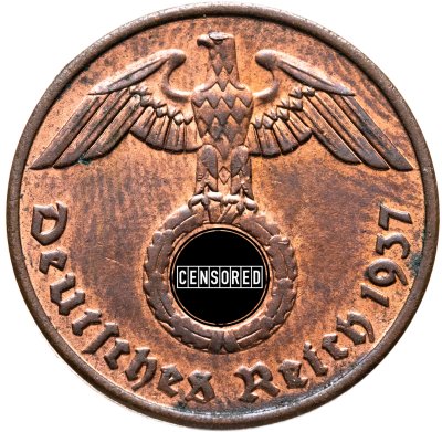 купить Германия, Третий рейх 2 рейхспфеннига (reichspfennig) 1937 A