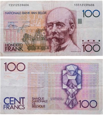 купить Бельгия 100 франков 1978 года