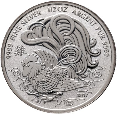 купить Канада 2 доллара (dollars) 2017 Китайский календарь - год петуха