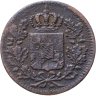 Купить Германия, Бавария 1 пфенниг 1849