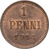 Купить 1 пенни (penni) 1914 Российская Финляндия