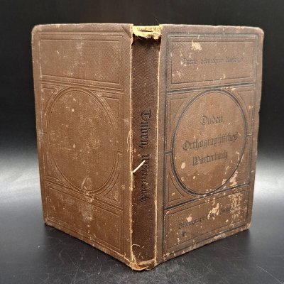 купить Книга "Vollständiges orthographisches wörterbuch" ("Полный орфографический словарь"), бумага, печать, Германия, 1894 г.