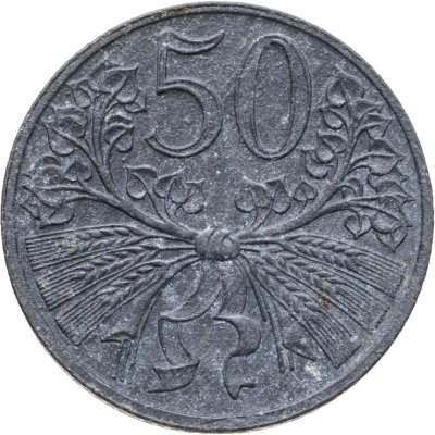 купить Богемия и Моравия 50 геллеров (heller) 1942