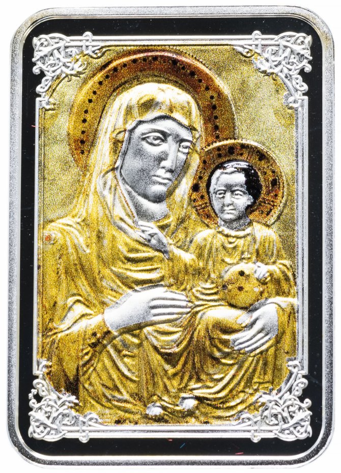 купить Ниуэ 1 доллар 2014 «Иерусалимская икона Божьей Матери»