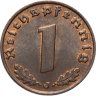 Купить Германия (Третий рейх) 1 рейхспфенниг (reichspfennig) 1937 J