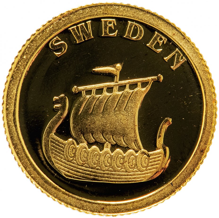 купить Либерия 12 долларов 2008 "Европейские страны - Швеция"