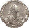 Купить 1 рубль 1768 года ММД-EI грубый чекан