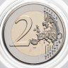 Купить Люксембург 2 евро 2024 "100 лет введения в обращения монет с изображением литейщика" BU в блистере