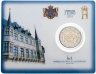 Купить Люксембург 2 евро 2024 "100 лет введения в обращения монет с изображением литейщика" BU в блистере