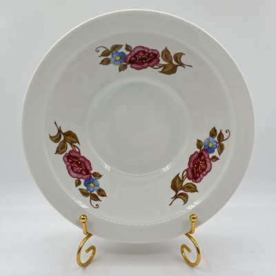 купить Салатник, украшенный цветочным декором, фарфор, деколь, Colditz (Кольдиц), ГДР, 1960-1980 гг.