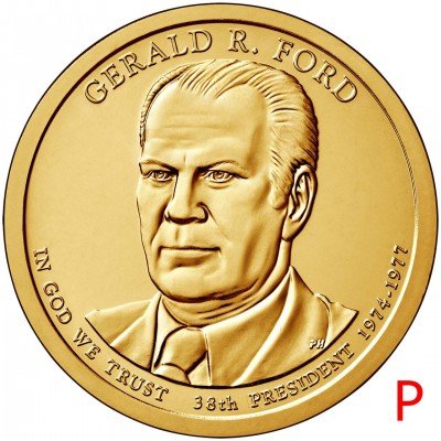 купить 1 доллар 2016 P Джеральд Форд (38-й президент США)