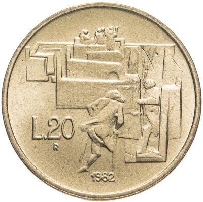 купить Сан-Марино 20 лир 1982 "Социальные достижения"
