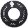 Купить Ниуэ 2 доллара 2014 - Бегущая Лошадь (шкатулка с механизмом)