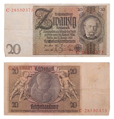 купить Германия 20 марок 1929 года