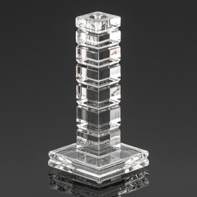 купить Подсвечник "Adiante" в кубическом стиле, дизайнер Jean Sala, хрусталь, Saint Louis, Франция, 1980-2000 гг.