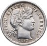 Купить США 10 центов (дайм, one dime) 1913 Barber Dime Без отметки монетного двора