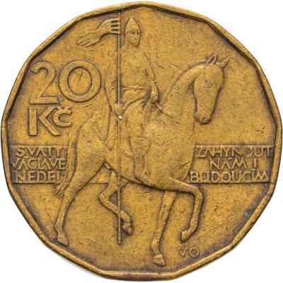 купить Чехия 20 крон 1993