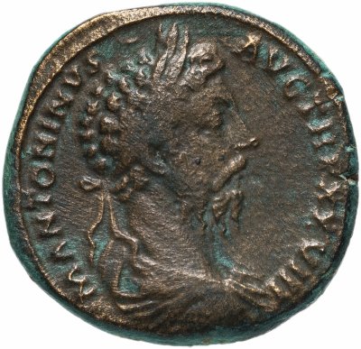 купить Римская империя, Марк Аврелий, 161–180 годы, Сестерций. (Юпитер)