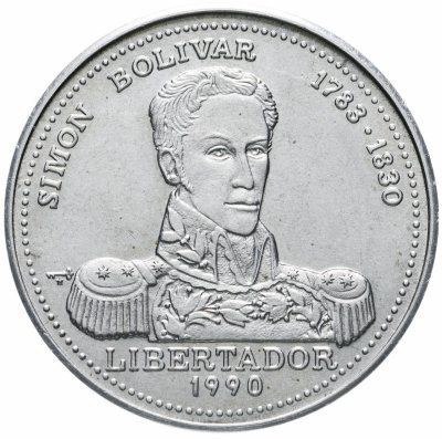 купить Куба 1 песо (peso) 1990 "Симон Боливар"