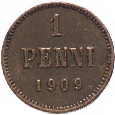 Купить Для Финляндии 1 пенни 1909