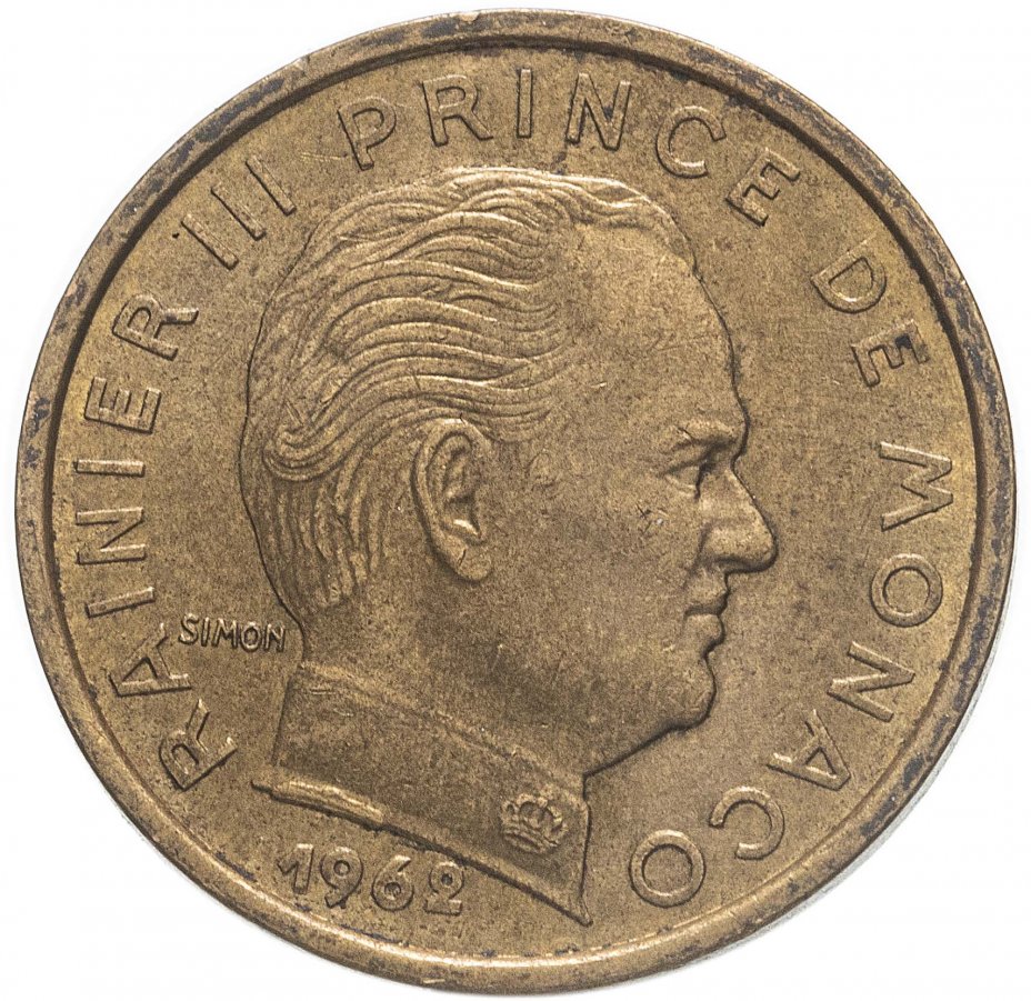 купить Монако 10 сантимов 1962
