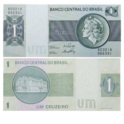 купить Бразилия 1 крузейро 1972 год Pick 191Aa