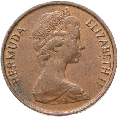 купить Бермуды 1 цент (cent) 1970