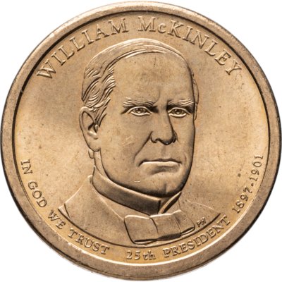 купить США 1 доллар 2013 P "25-й президент США - Уильям Мак-Кинли"