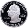 Купить США 25 центов (квотер, 1/4 доллара, quarter dollar) 2009 Американское Самоа, знак монетного двора "S" - Сан-Франциско