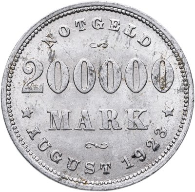 купить Германия, Гамбург, нотгельд 200000 марок 1923