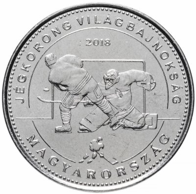 купить Венгрия 50 форинтов (forint) 2018 "Чемпионат мира по хоккею"